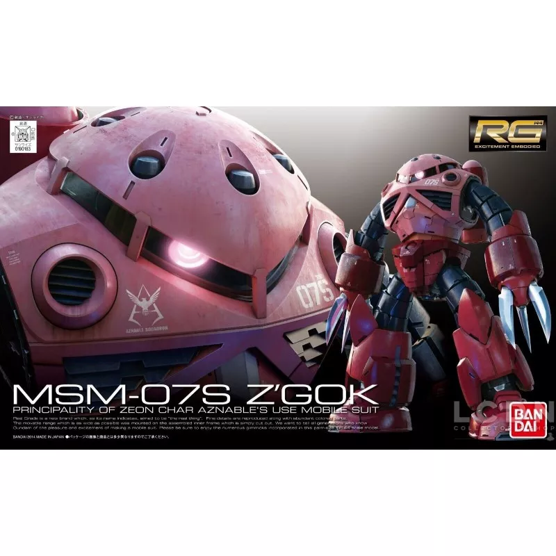 Bandai : MSM-07S Z'GOK │ Principality of Zeon Char Aznable's Use Mobile Suit [RG][1/144]