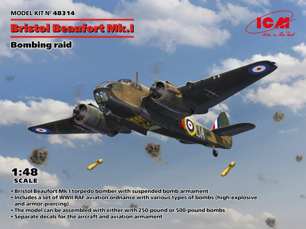 ICM : Bristol Beaufort MK.I Bombardier 