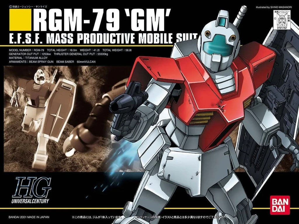 Bandai : RGM-79 GM [HG][1/144]