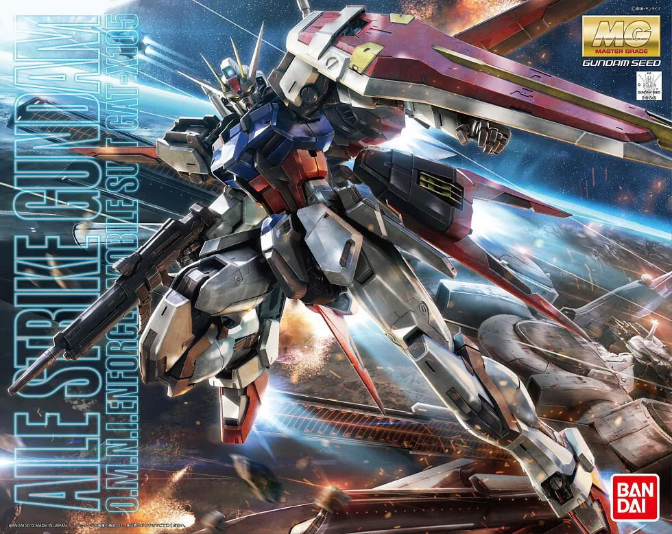 Bandai : Aile Strike Gundam • O.M.N.I. Enforcer Mobile Suit GAT-X105 [MG][1/100]