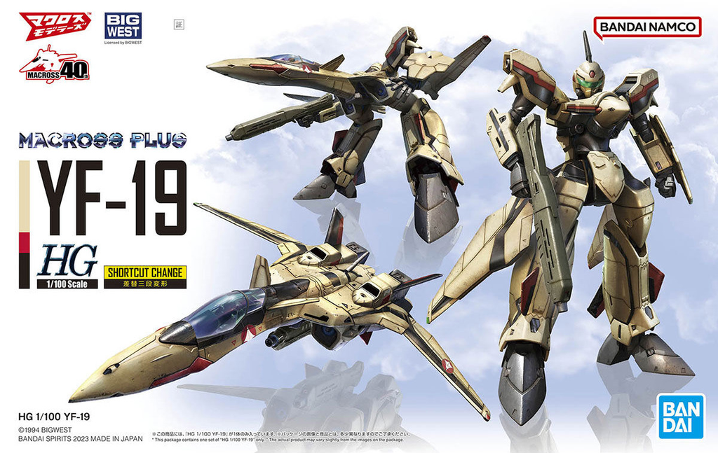 Bandai : Macross Plus YF-19 [HG][1/100]