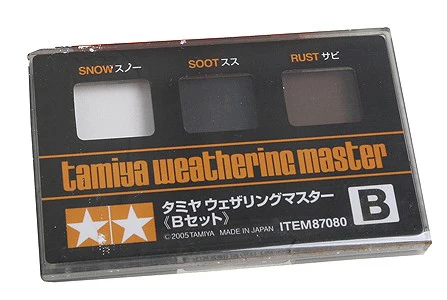 Tamiya : Palette de pigments secs "B" Weathering Master