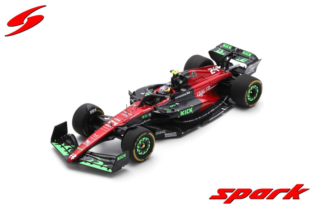 Spark : Alfa Romeo F1 Team KICK C43 No.24 Alfa Romeo F1 Team ORLEN Belgian GP 2023 - Zhou Guanyu