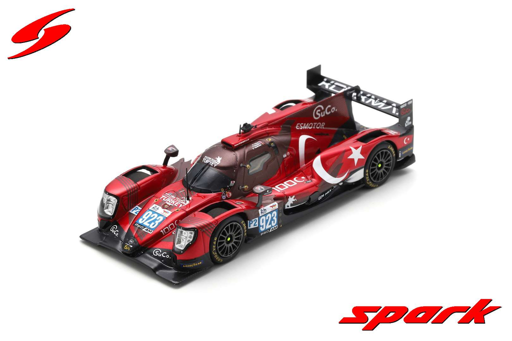 Spark : Oreca 07 - Gibson No.923 RACING TEAM TURKEY Le Mans 24H 2023 S.Yoluç - T.Gamble - D.Vanthoor