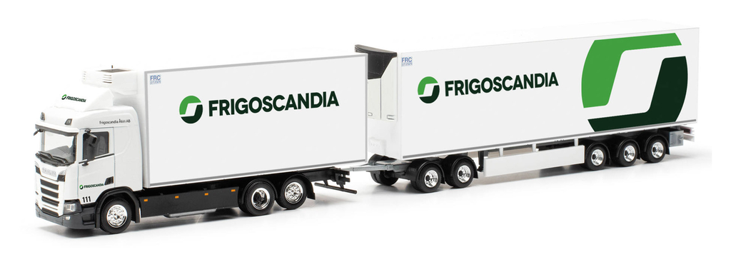 Herpa : Camion frigorifique Scania CR20 ND break suédois « Frigoscandia »