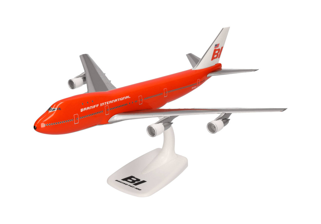 Herpa : Braniff International Boeing 747-100 “Big Pumpkin” – N601BN