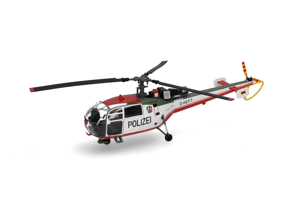 Herpa : Police Flying Squadron North Rhine-Westphalia Sud Aviation SA 319 Alouette III – D-HEFT