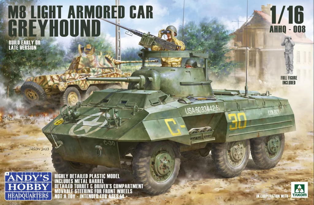 Andy's Hobby : M8 Light Armored Car Greyhound