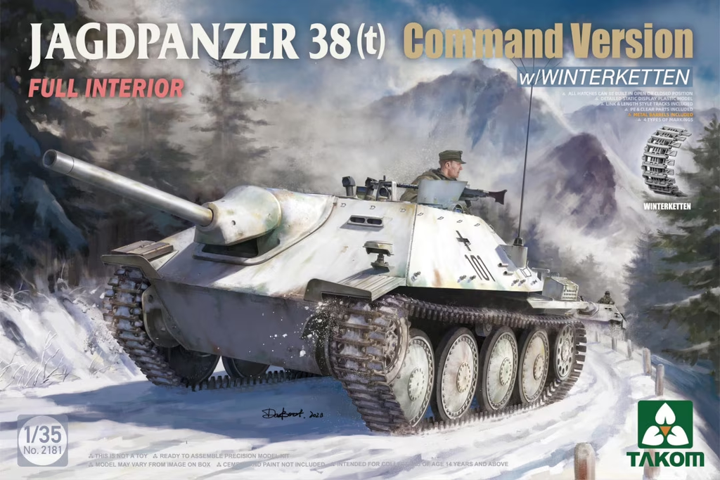 Takom : Jagpanzer 38(t) Command Version │ Full Interior