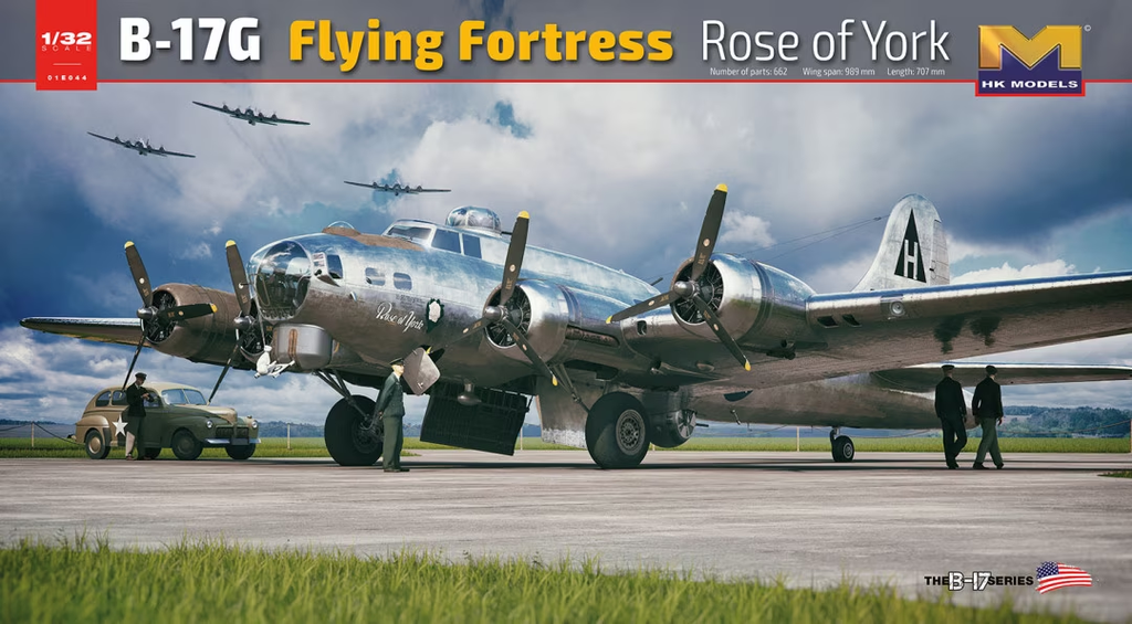 HK Models : B-17G Flying Fortress │ Rose of York