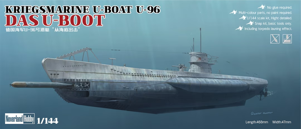 Neverland Hobby : Das U-Boot │ Kriegsmarine U-Boat U-96