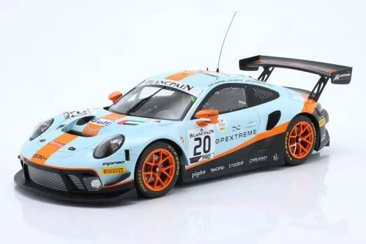 Ixo Models : Porsche 911 GT3 R Type 991 │ No.20 Gulf Vainqueur 24h Spa 2019