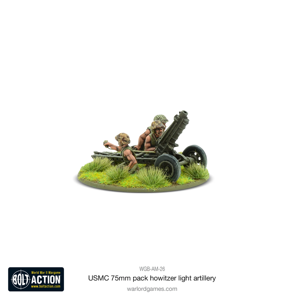 Bolt Action : USMC 75mm pack Howitzer light Artillery