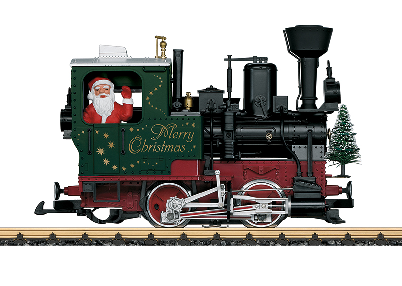 LGB : Locomotive Vapeur Noel "Merry Christmas"