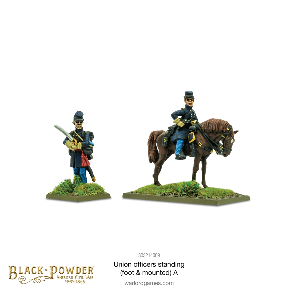 Union : Union Officers Standing "A" (Mounted and foot) │ Black Powder - American Civil War