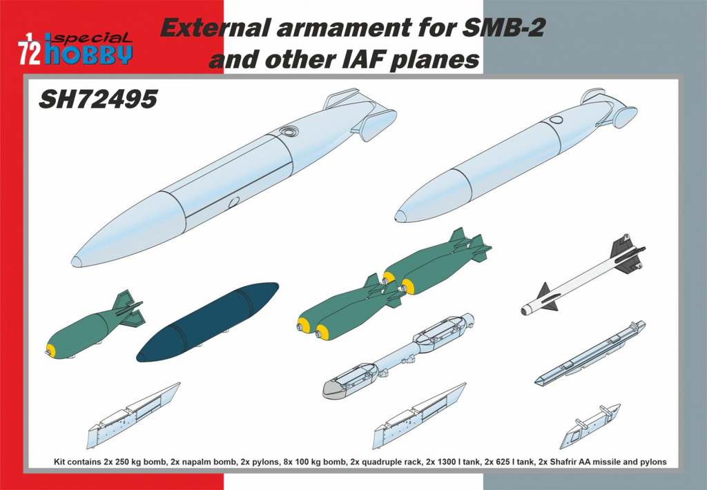 Special Hobby : External Armament for SMB-2 and Other IAF Planes