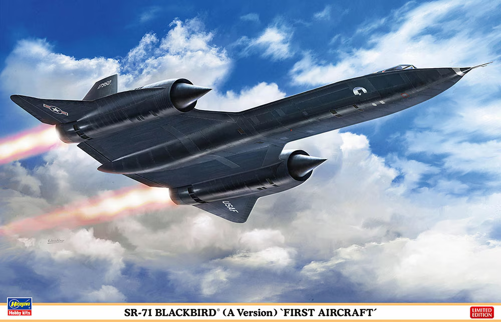 Hasegawa : SR-71 Blackbird (A Version) 'First Aircraft' │ Limited Edition