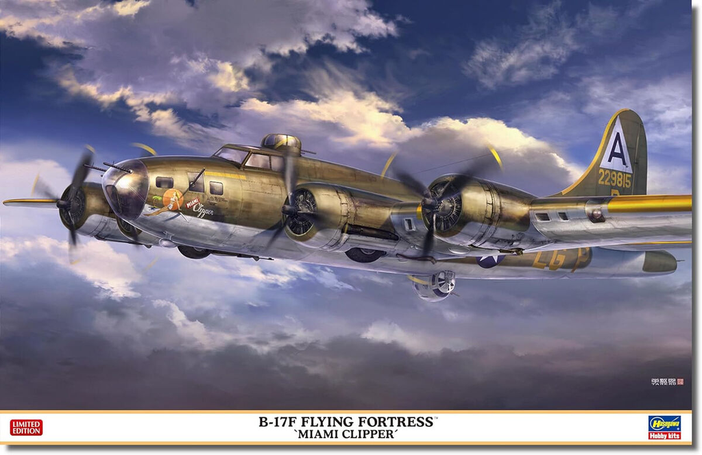 Hasegawa : B-17F Flying Fortress `Miami Clipper´ │ Limited Edition