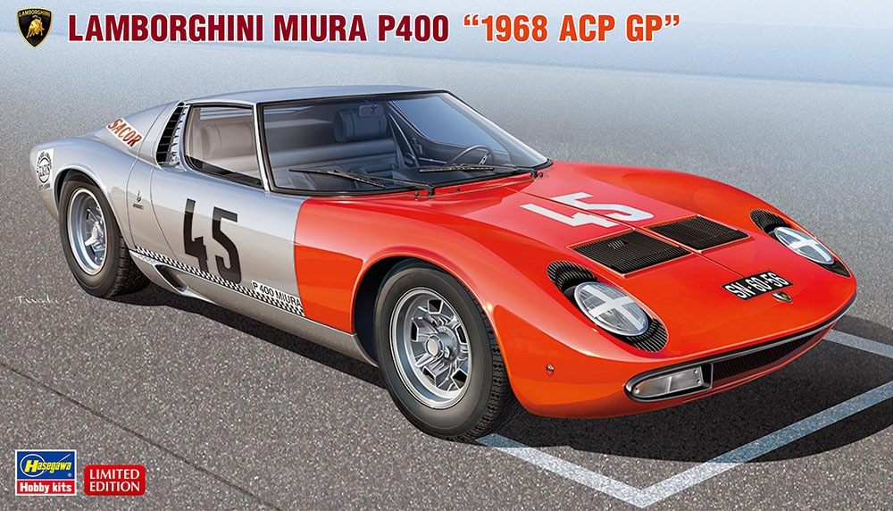 Hasegawa : Lamborghini Miura P400 │ 1968 ACP GP 