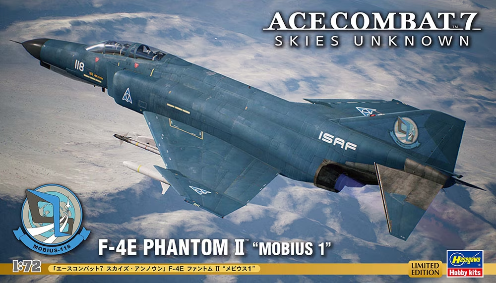 Hasegawa : Ace Combat 7: Skies Unknown F-4E Phantom II "Mobius 1"