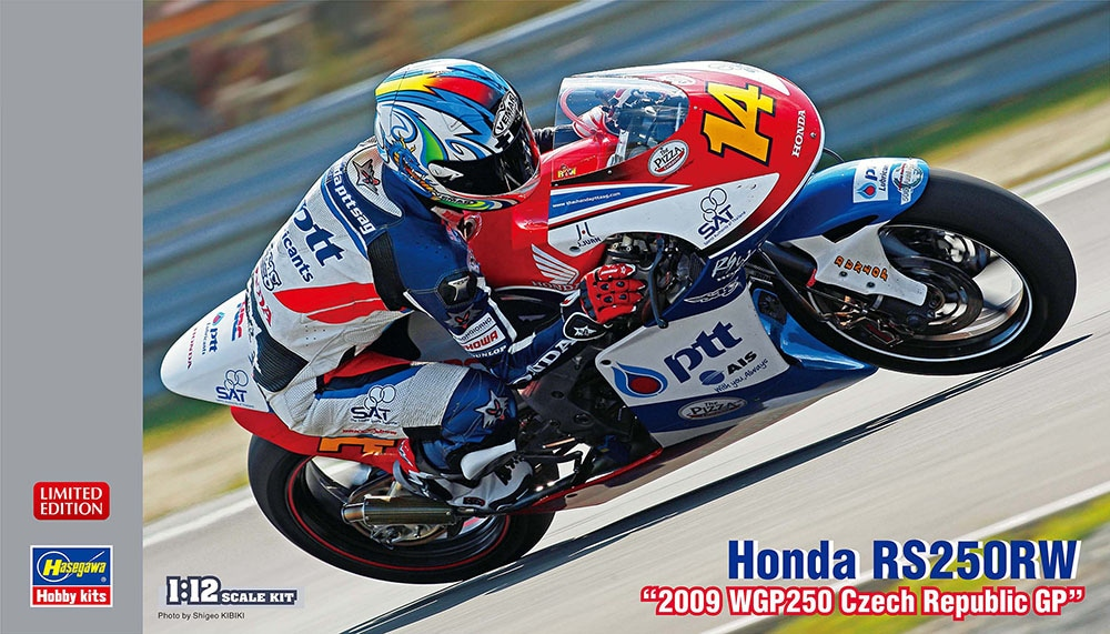 Hasegawa : Honda RS250RW │ "2009 WGP250 Czech Republic GP"