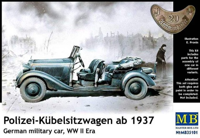 MasterBox : Polizei-Kübelsitzwagen ab 1937