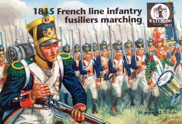 Waterloo : French Line Infantry │ Fusiliers Marching 1815