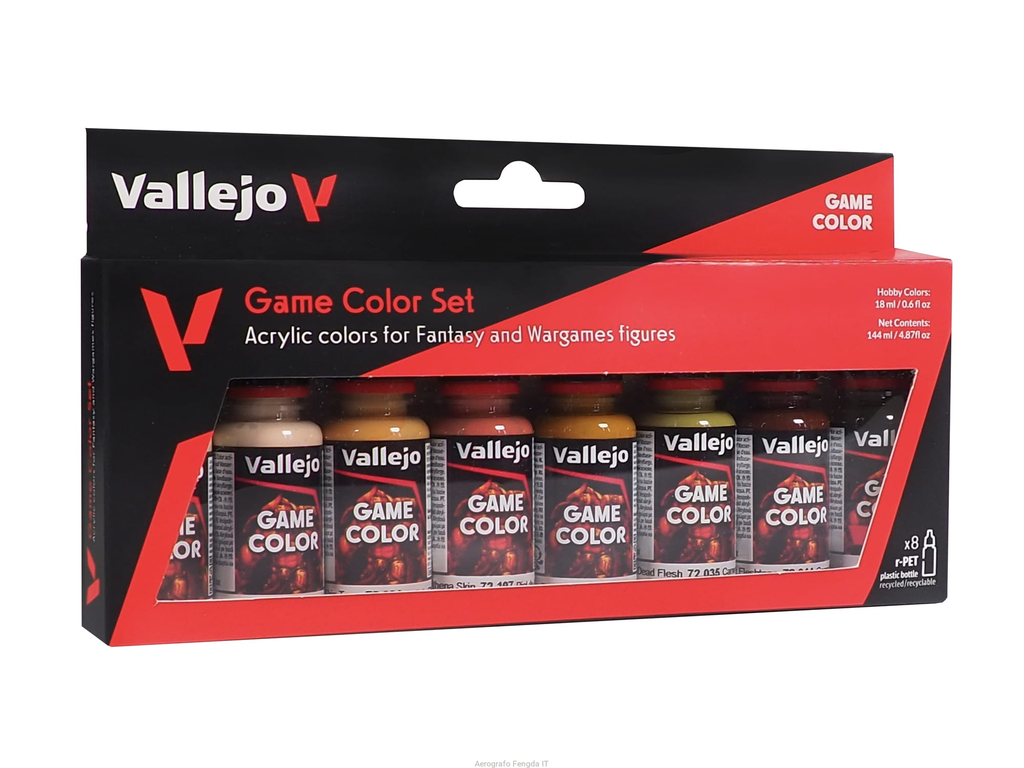 Vallejo : Set Game Color "Skin Tone" - 8x18ml