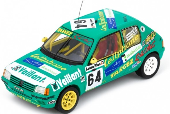 Sparkmodel : Peugeot 205 GTi No.64 Ecurie Bruxelloise 24H Spa 1997 29th 