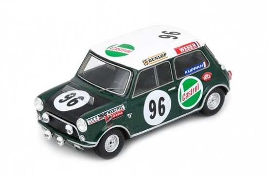 Sparkmodel :Mini Cooper 1000 S No.96 24H Spa 1969 J. Vernaeve - C. Bake