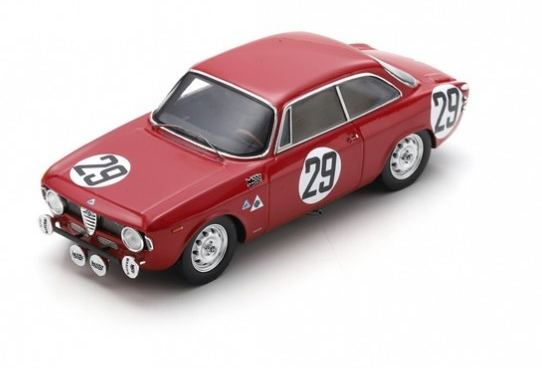 Sparkmodel : Alfa Romeo 1600 GTA No.29 2nd Spa 24H 1966 E. Pinto - J. Demoulin