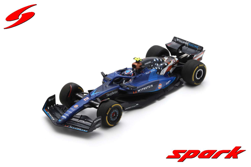 Sparkmodel : Williams F1 FW45 No.2 Williams Racing
10th USA GP 2023 Logan Sargeant