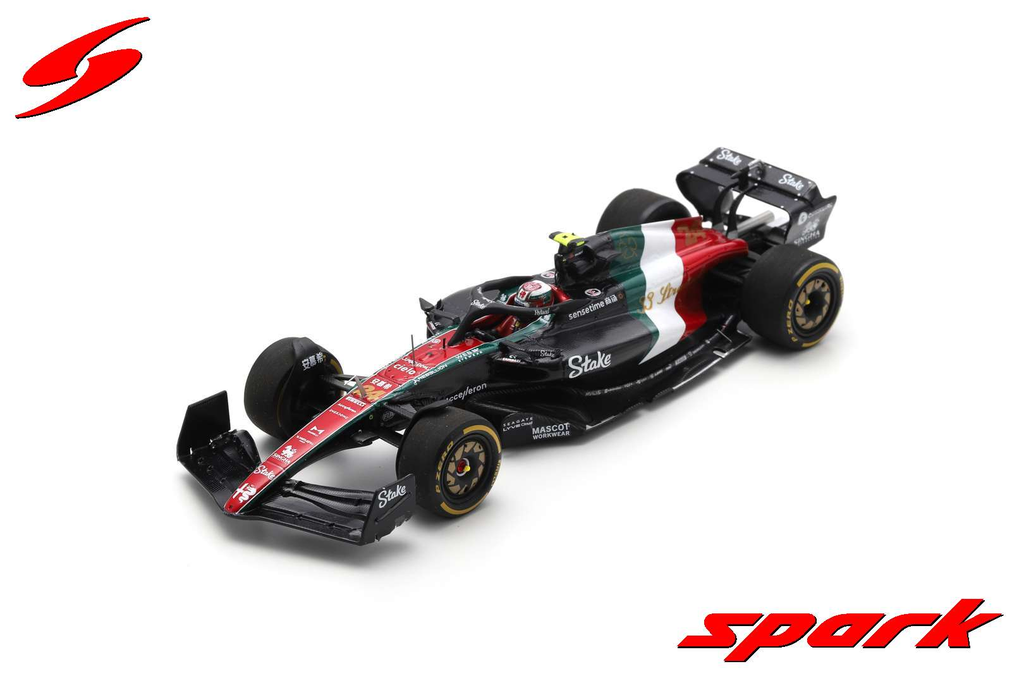 Sparkmodel : Alfa Romeo F1 Team Stake C43 No.24 Alfa Romeo F1 Team ORLEN Italian GP 2023 Zhou Guanyu