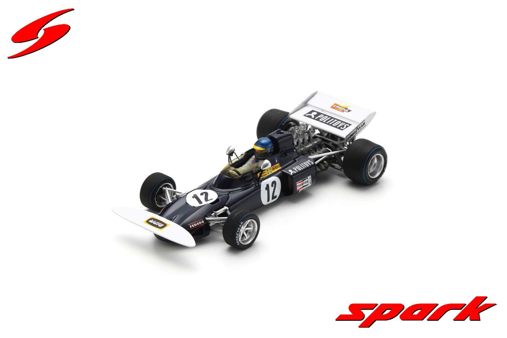 Sparkmodel : March 711 No.12 Race of Champions 1971 Ronnie Peterson