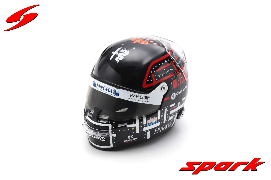 Sparkmodel : Casque Valterri Botas GP Monaco 2023 Team STake