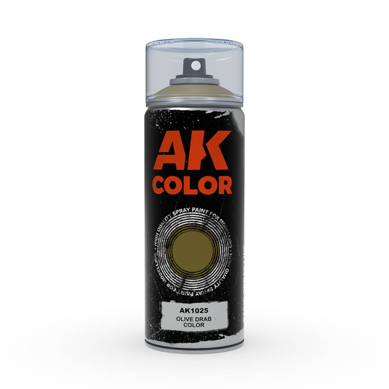 AK interactive : Spray Olive Drab 150ml