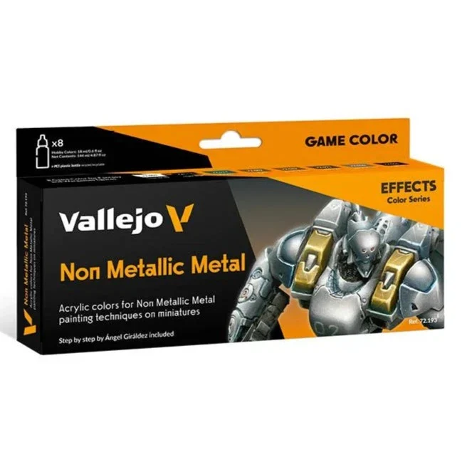 Vallejo : Game Color Non Metallic Metal 8 pots