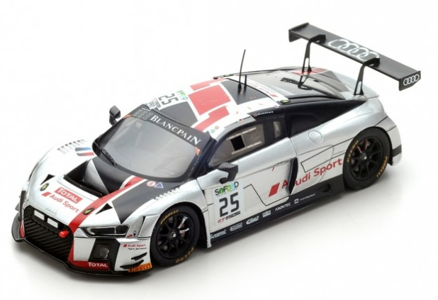 Sparkmodel : Audi R8 LMS Saintéloc n°25 Winner 24h Spa Haase-Gounon-WInkelhock