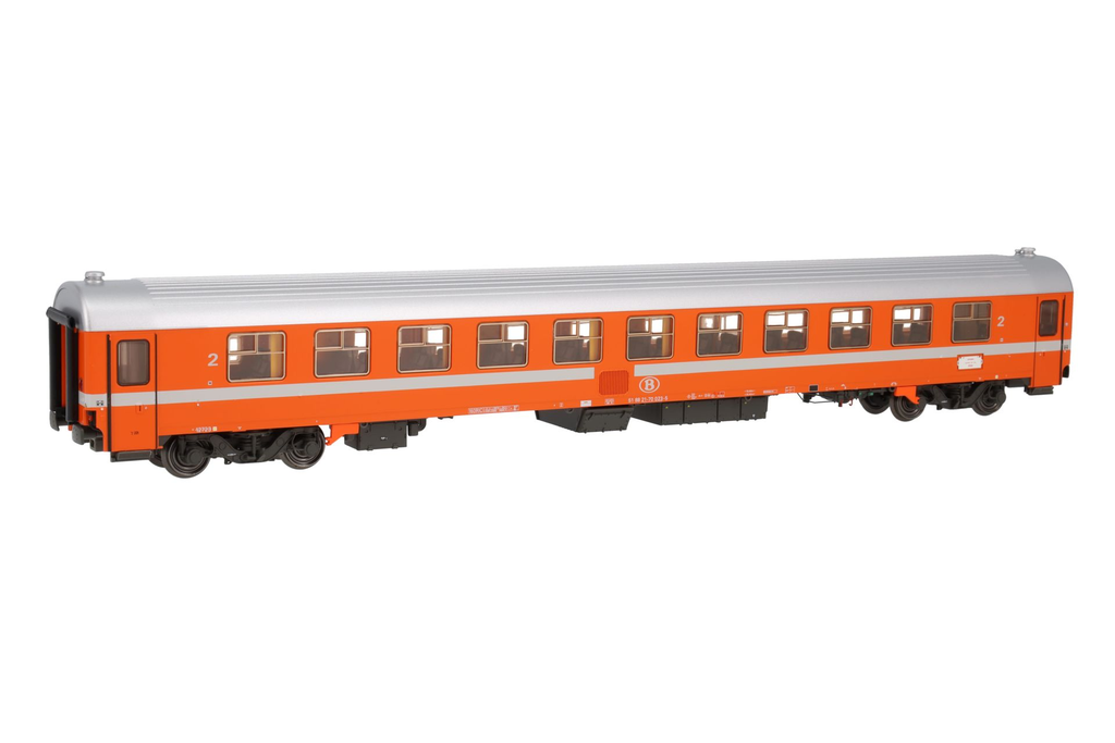 LS models : Voiture I10 B11 Livrée C1 sans Airco SNCB-NMBS 