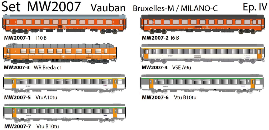 Models World : Vauban Bruxelles - Milan 