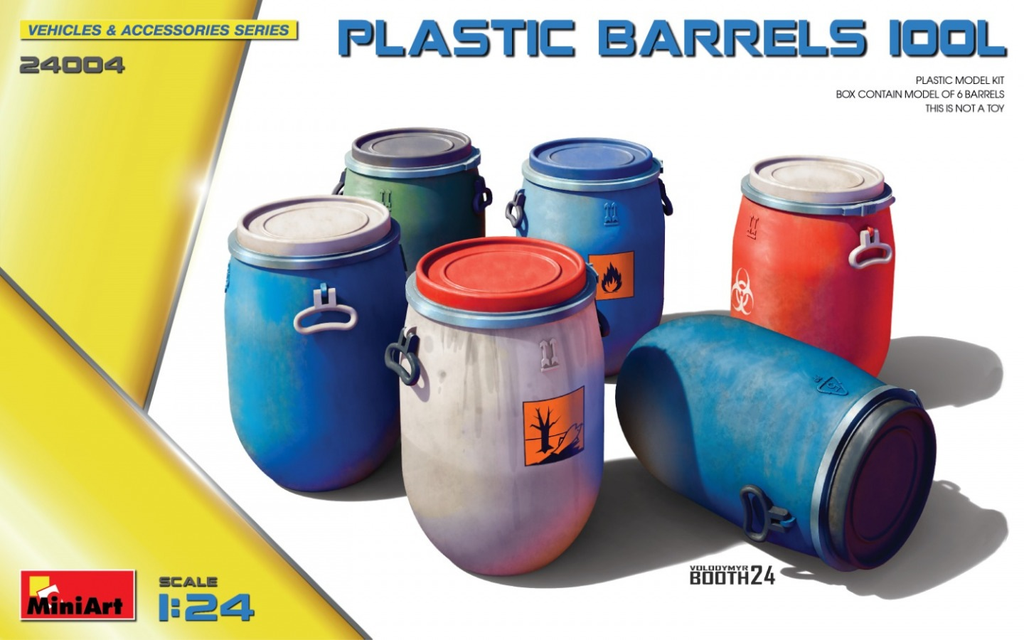 MiniArt : Plastic Barrels 100L