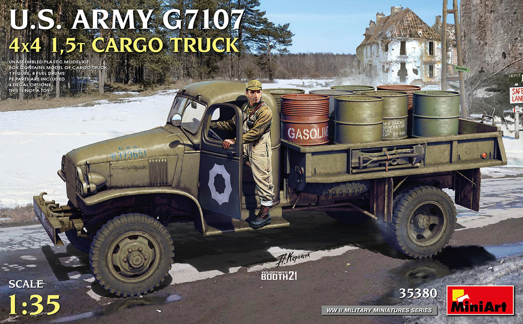 MiniArt : G7107 │ U.S. Army Cargo Truck 4X4 1,5t