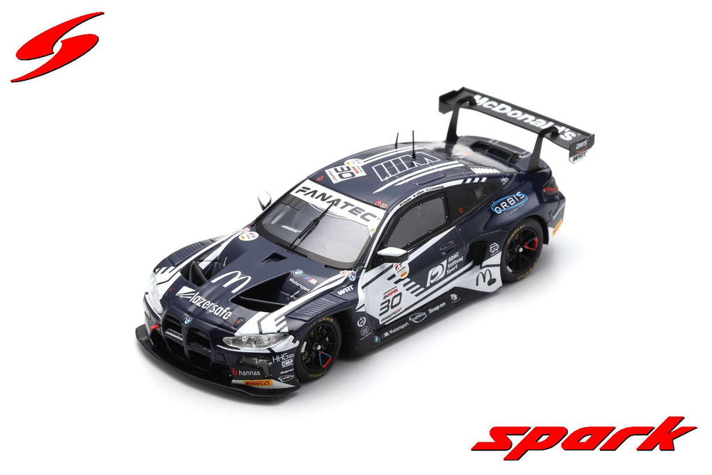 Spark model : BMW M4 GT3 No.30 Team WRT
2nd Gold Cup 24H Spa 2023
J-B. Simmenauer - C. Williams - N. Krütten