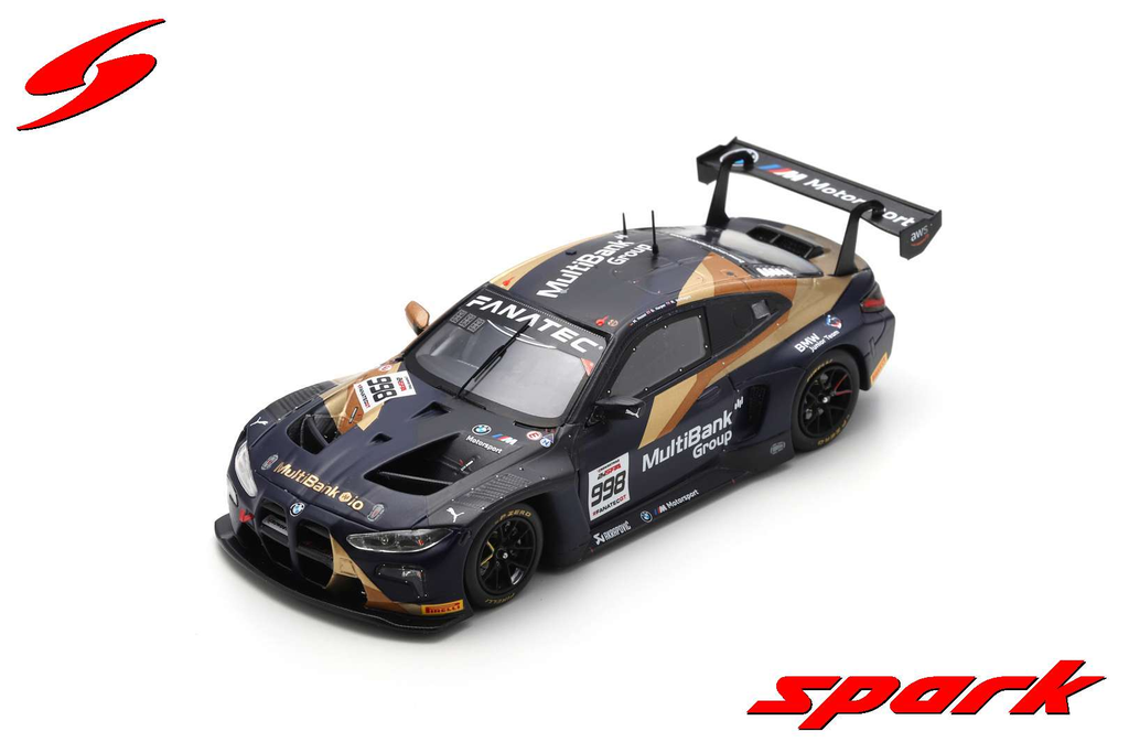 Spark model : BMW M4 GT3 No.998 ROWE Racing 24H Spa 2023
D. Harper - N. Verhagen - M. Hesse