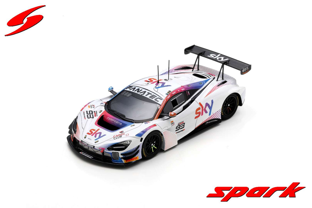 Spark model : McLaren 720S GT3 EVO No.93 SKY-Tempesta Racing
3rd Bronze Cup 24H Spa 2023
J. Schmidt - J. Hui - C. Froggatt - E. Cheever