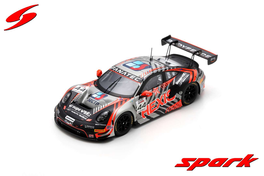 Spark model : Porsche 911 GT3 R (992) No.44 CLRT 24H Spa 2023
C. Mateu - F. Makowiecki - H. Chevalier -Palette