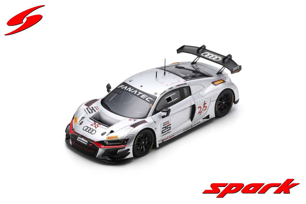 Spark model : Audi R8 LMS GT3 EVO II No.25 Audi Sport Team Sainteloc 24H Spa 2023
C. Mies - P. Niederhauser - S. Gachet