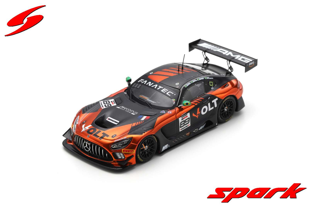 Spark model : Mercedes-AMG GT3 No.89 AKKODIS ASP Team 24H Spa 2023
A. Baptista - R. Baptista - A. Hellmeister - B. Baptista