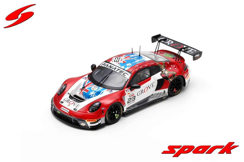 Spark model : Porsche 911 GT3 R (992) No.23 Grove Racing 24H Spa 2023
S. Grove - B. Grove - A. de Pasquale - E. Bamber