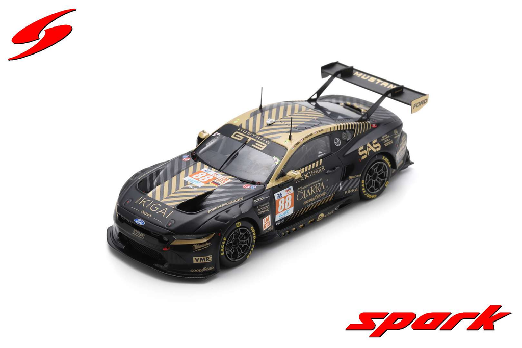 Spark : FORD Mustang GT3 N°88 PROTON COMPETITION 3rd LMGT3 class 24H Le Mans 2024-Roda-Pedersen-Olsen